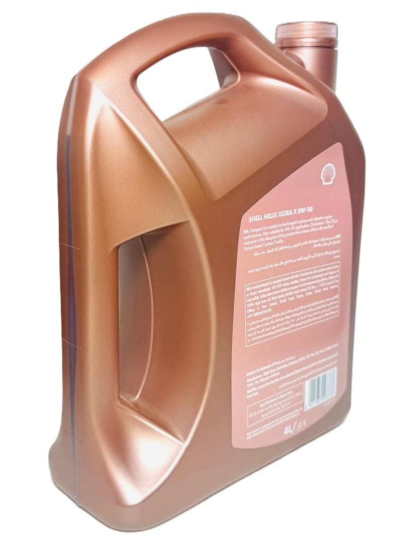 شل زيت محركات هيلكس ألترا الاصطناعي بالكامل SP، 0W-30، سعة 4 لترات - Image 3